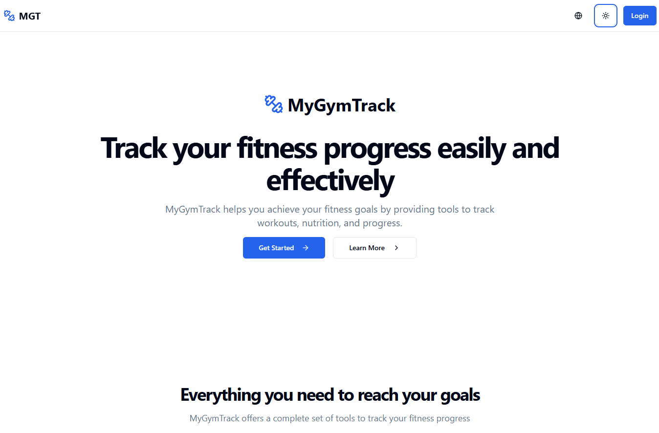 MGT GymTracker